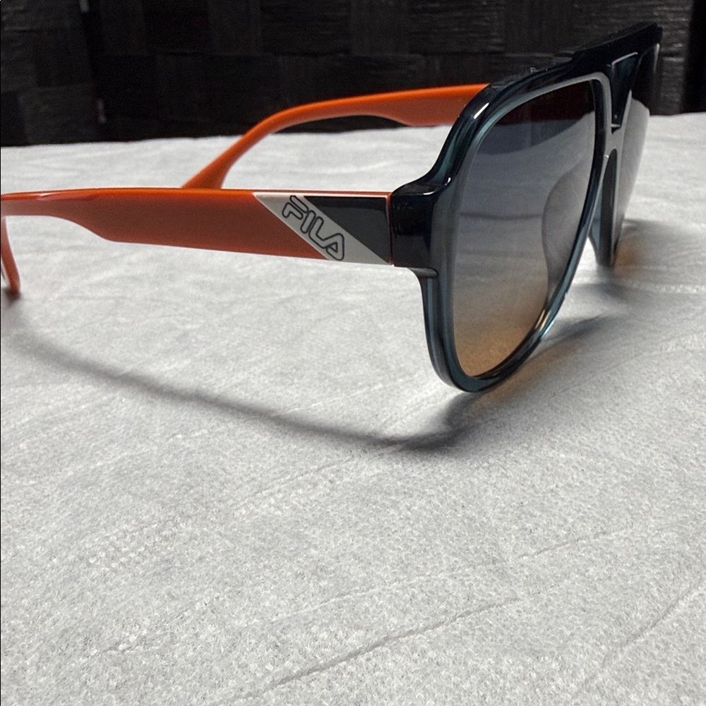 Fila Men's Sunglasses with Orange Accents - Picture 2 of 5
